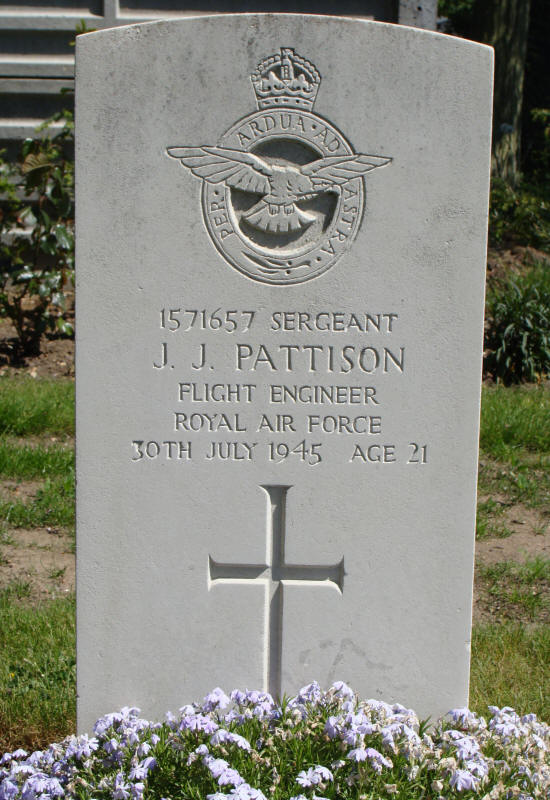 Sgt John Jackson Pattison<br/><br /><br />died July 30th, 1945